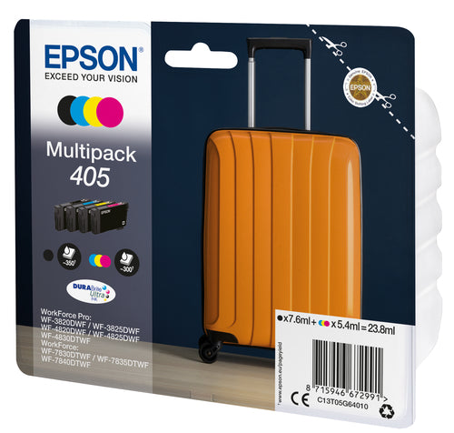 Epson 405 ink cartridge 1 pc(s) Original Standard Yield Black, Cyan, Magenta, Yellow Epson 405 ink cartridge 1 pc(s) Original Standard Yield Black, Cyan, Magenta, Yellow